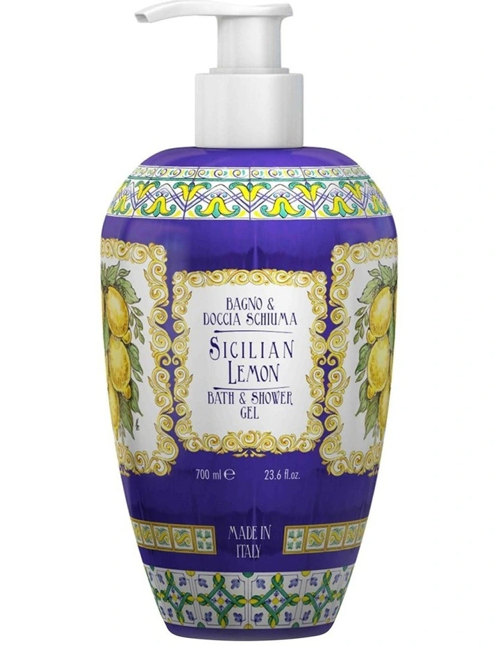 Sicilian Lemon Bath & Body Gift Set - Body Wash, Hand Wash & Hand Cream image 3
