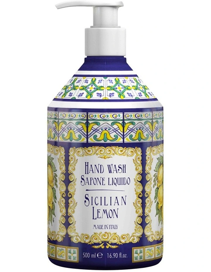 Sicilian Lemon Bath & Body Gift Set - Body Wash, Hand Wash & Hand Cream image 4