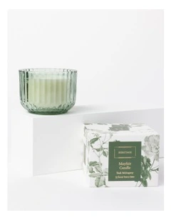 Mayfair Candle 265g Teak Mahogany in Green