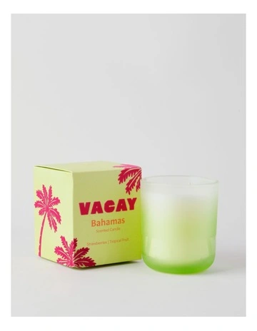 Vacay Bahamas Large Candle 400g in Green