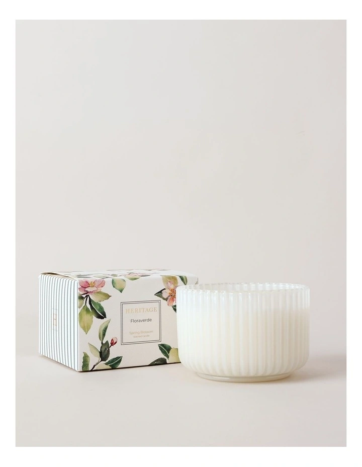 Floraverde Large Candle 400g in Spring Blossom image 1