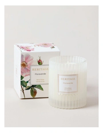 Floraverde Small Candle 160g in Wild Rose