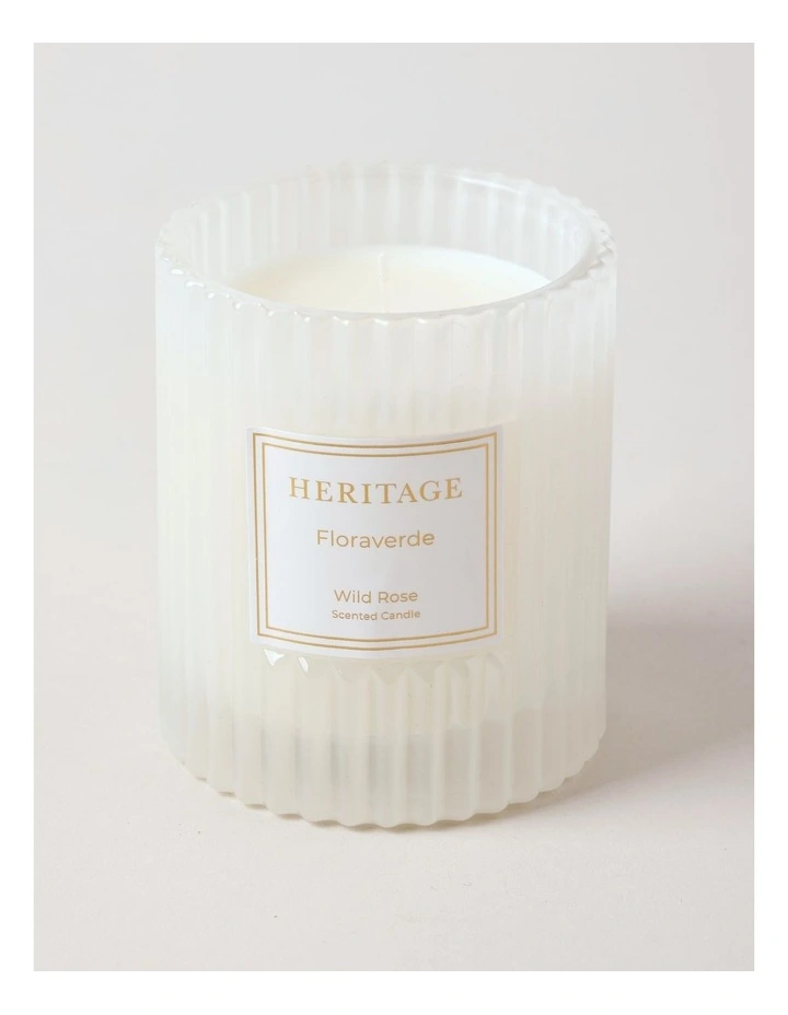 Floraverde Small Candle 160g in Wild Rose image 2