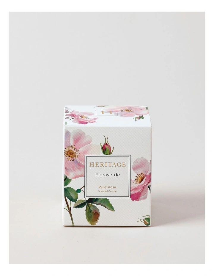 Floraverde Small Candle 160g in Wild Rose image 3