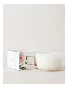 Floraverde Large Candle 400g in Wild Rose
