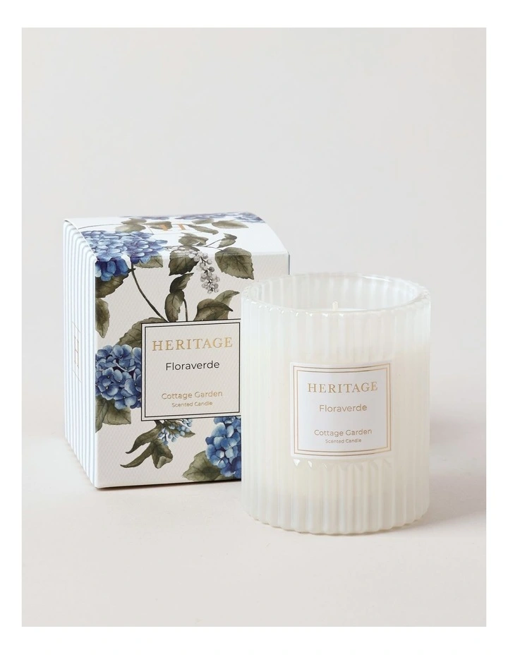 Floraverde Small Candle 160g in Cottage Garden image 1