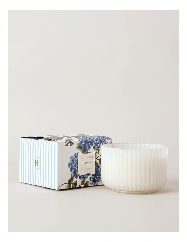 Floraverde Large Candle 400g in Tranquil Lotus image 1