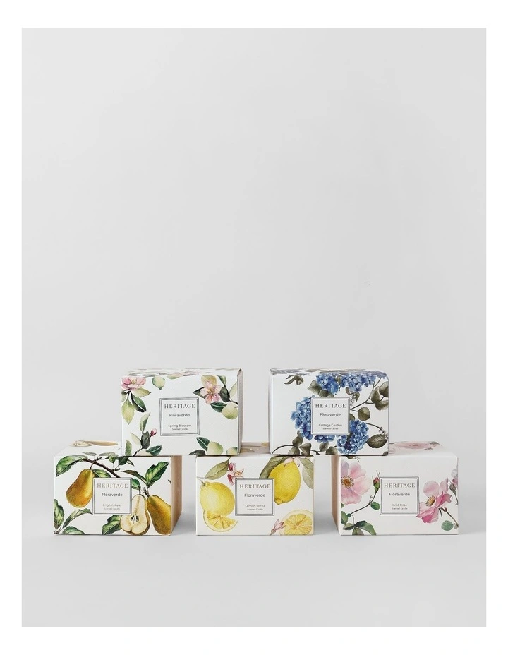 Floraverde Large Candle 400g in Lemon Spritz image 5