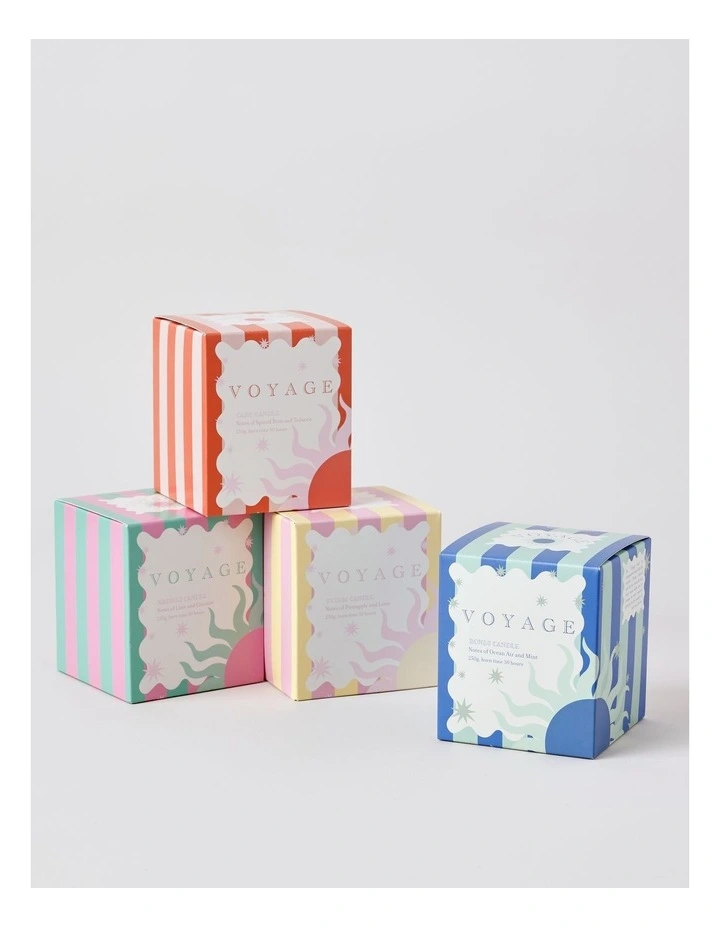 Voyage Tulum Candle 250g in Yellow/Pink image 4