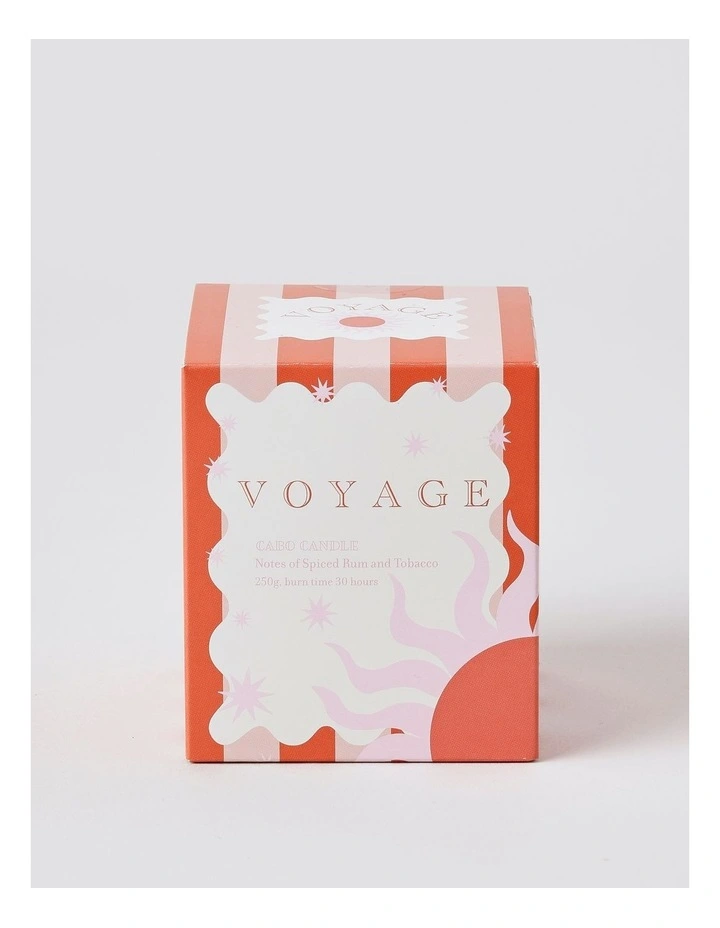 Voyage Cabo Candle 250g in Pink/Red image 3