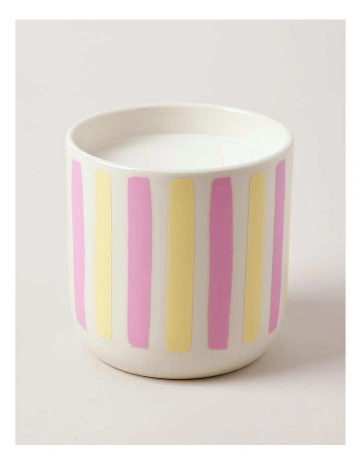 Voyage Tulum Candle 430g in Yellow/Pink image 2