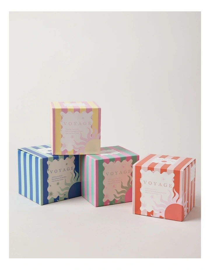Voyage Tulum Candle 430g in Yellow/Pink image 4