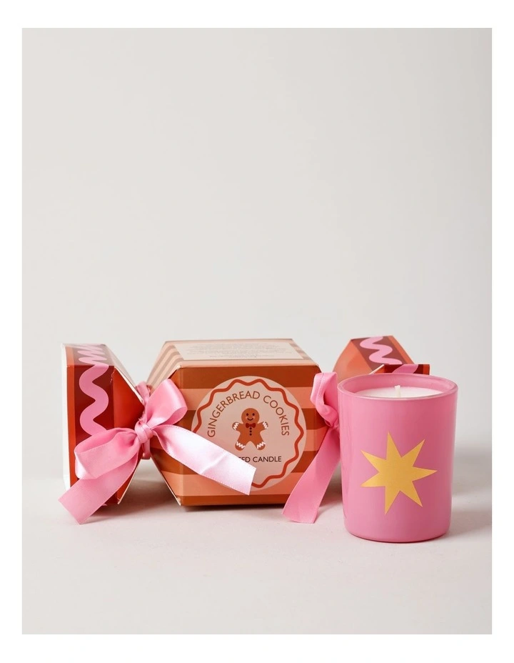 Holiday Magic Gingerbread Candle 50g in Pink image 1