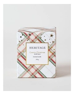 Cosmic Christmas Vanilla Spice Candle 210g in Clear
