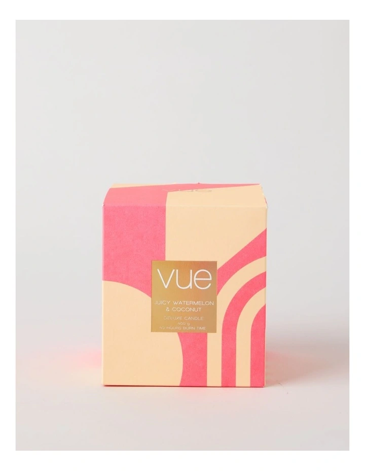 Tinted Candle 400g in Juicy Watermelon & Coconut image 1