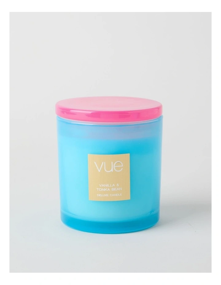 Tinted Candle 400g in Vanilla & Tonka Bean image 2