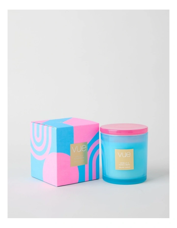 Tinted Candle 400g in Vanilla & Tonka Bean image 4