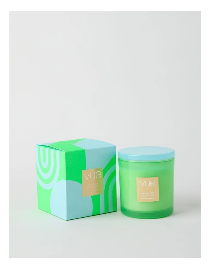 Tinted Candle 400g in Island Lime & Coconut image 4