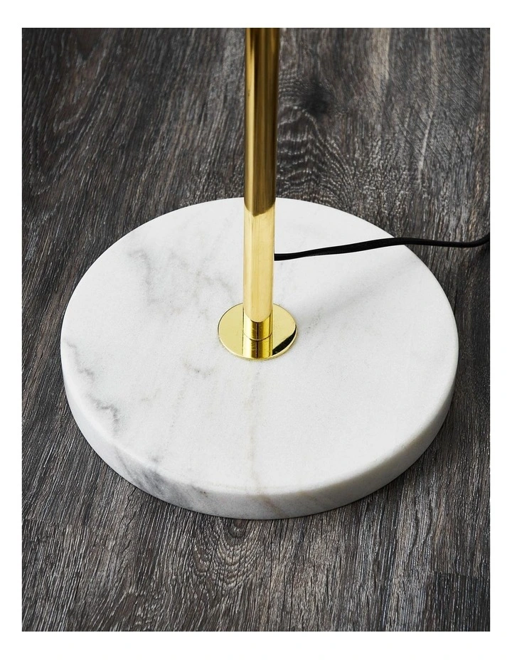 Sierra Floor Lamp Metal Base with Glass Ball 168x28x30cm in Gold image 4
