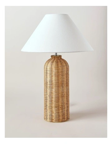 Vernon Woven Table Lamp 60cm in Brown