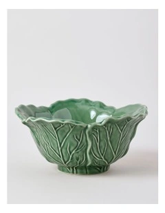 Ivy Cabbage Decorative Bowl 26cm in Green