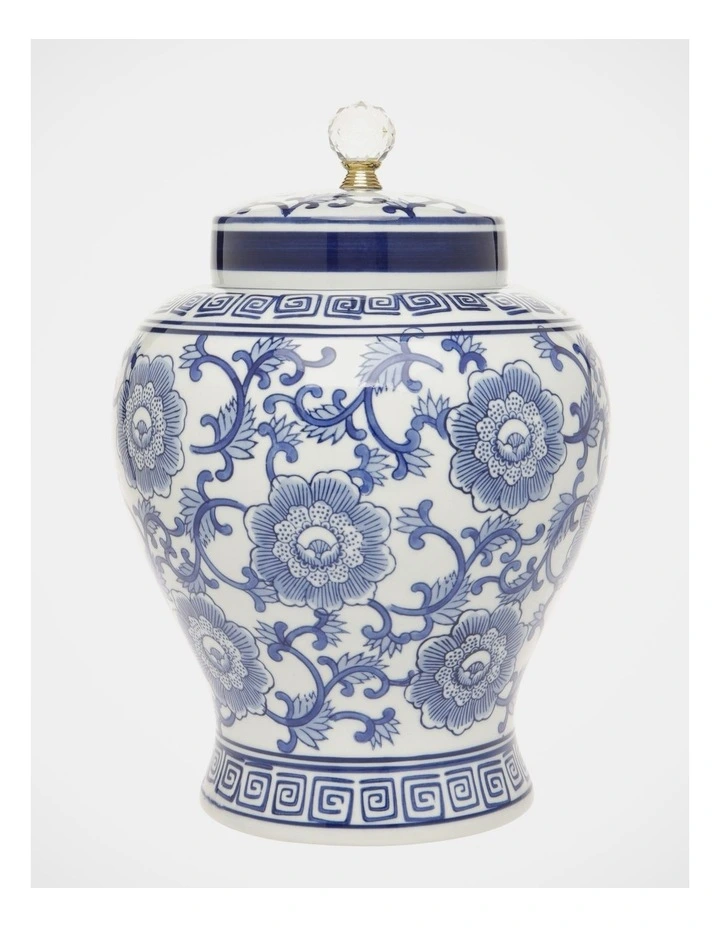 Hand-painted Large Ginger Jar 22.5x34cm image 1