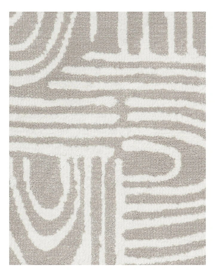 Bold Lines Rug 230x160cm in Taupe image 2