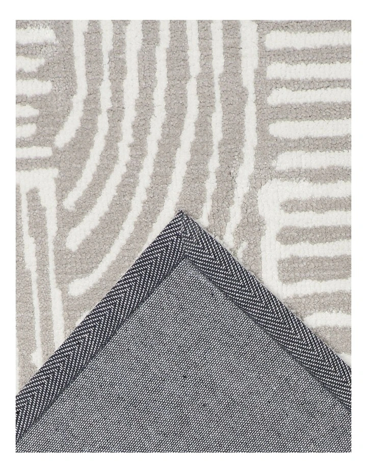 Bold Lines Rug 230x160cm in Taupe image 3