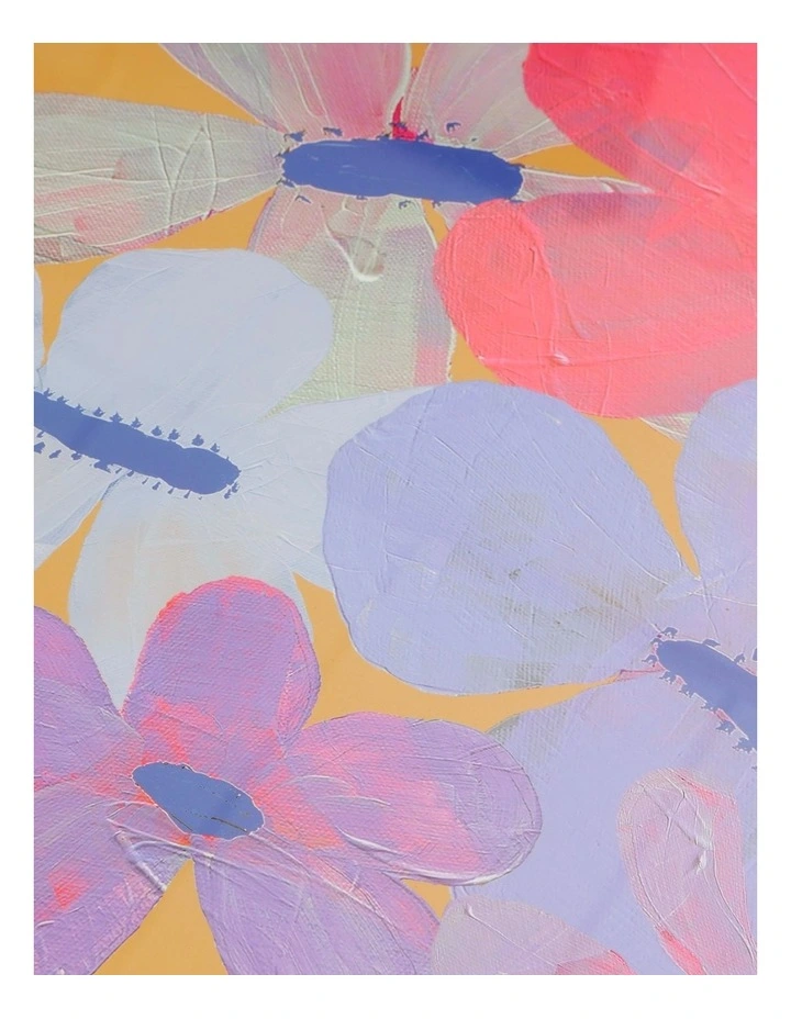 Sherbet Haze Wall Art 60x60cm in Multicolour image 3