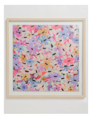 Haze II Wall Art 90x90cm in Multicolour