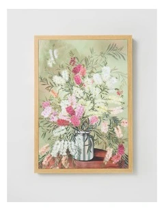 Lauren Stringini Bottlebrush Still Life Wall Art 56 x 80cm
