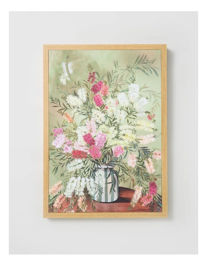 Lauren Stringini Bottlebrush Still Life Wall Art 56 x 80cm image 1