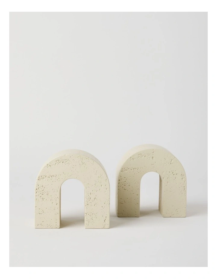 Alca Set of 2 Stone Bookends image 1