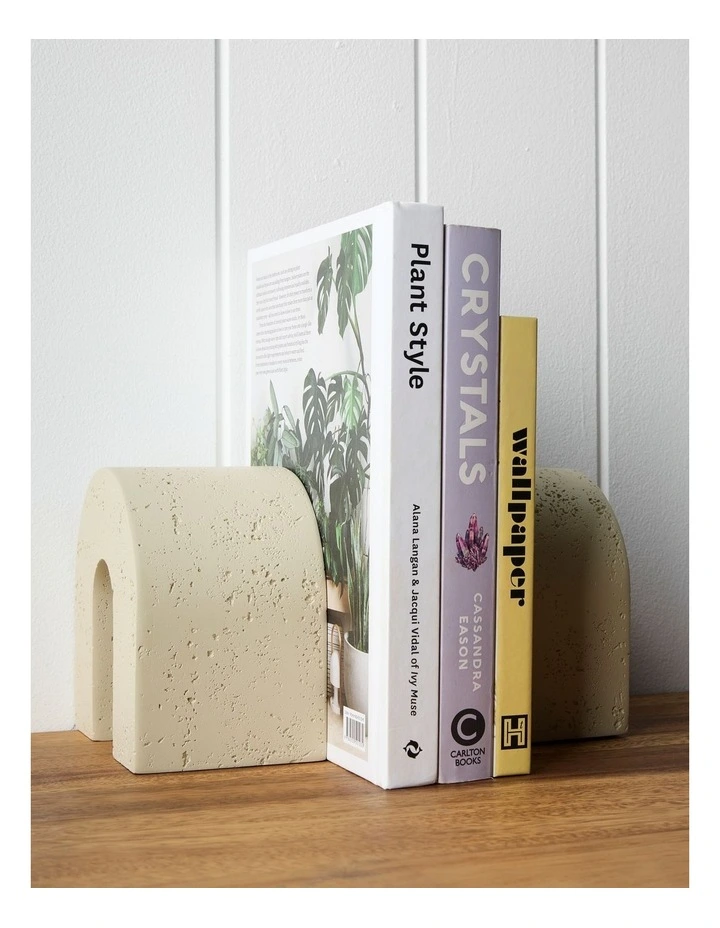 Alca Set of 2 Stone Bookends image 2