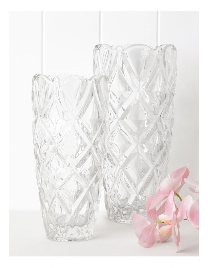 Aurora Vase Small 25cm in Clear image 2