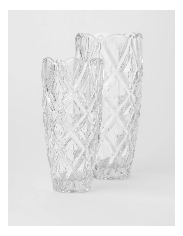 Aurora Vase Small 25cm in Clear image 5