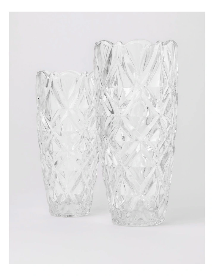 Aurora Vase Large 30cm in Clear image 4