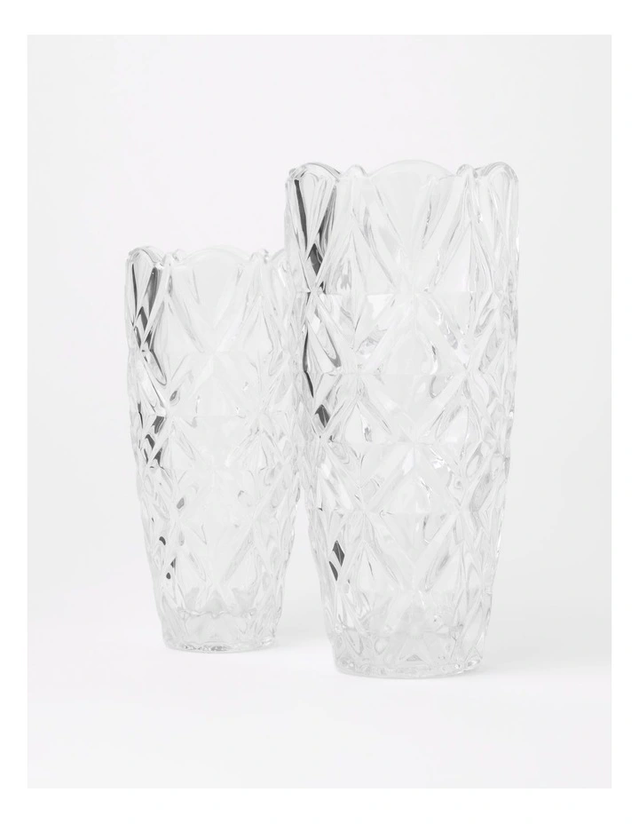 Aurora Vase Large 30cm in Clear image 4