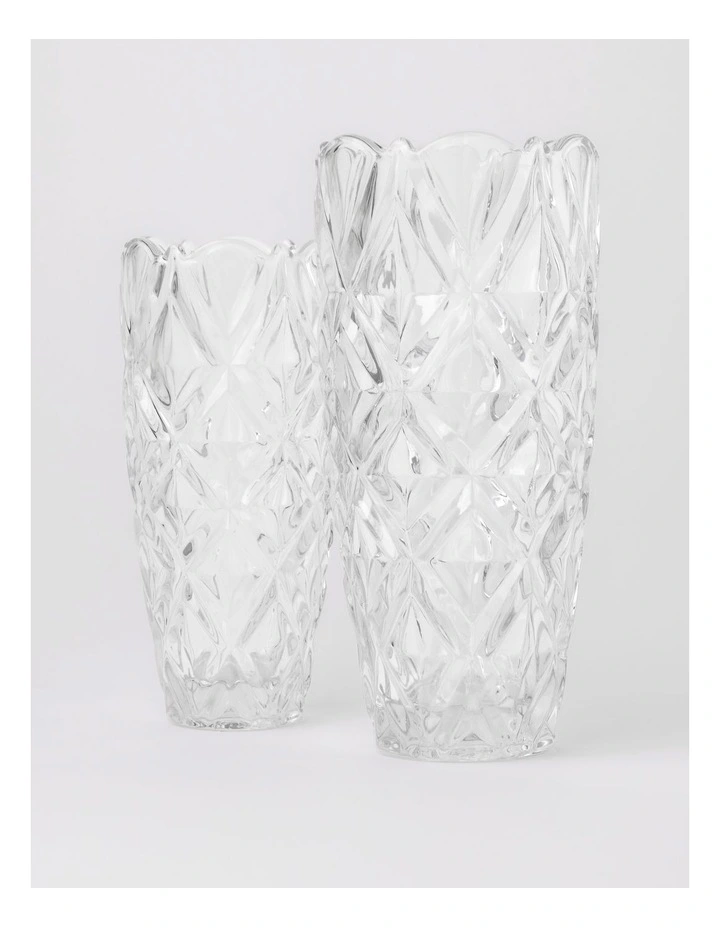 Aurora Vase Large 30cm in Clear image 5