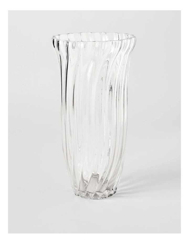 Elsie Vase 30cm in Clear image 1