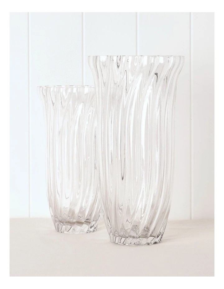 Elsie Vase 30cm in Clear image 2