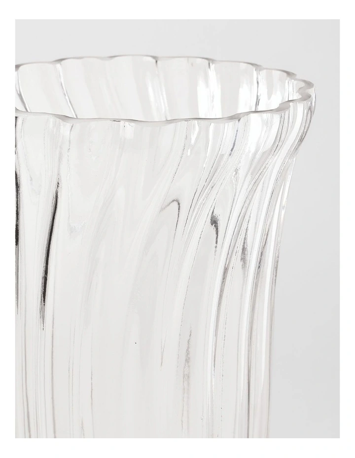 Elsie Vase 30cm in Clear image 3