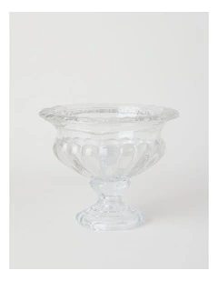 Glass Alcot Pedestal Vase 25cm