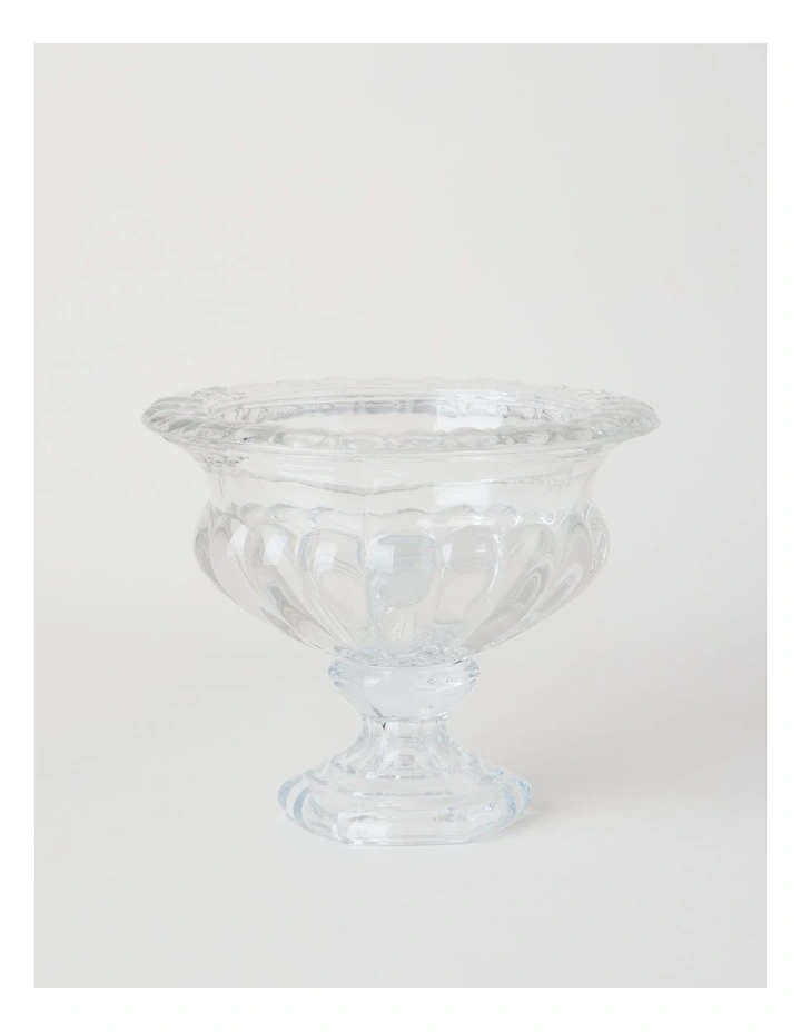 Glass Alcot Pedestal Vase 25cm image 1