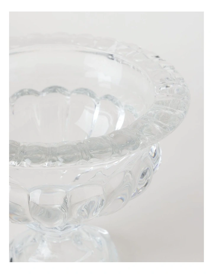 Glass Alcot Pedestal Vase 25cm image 3