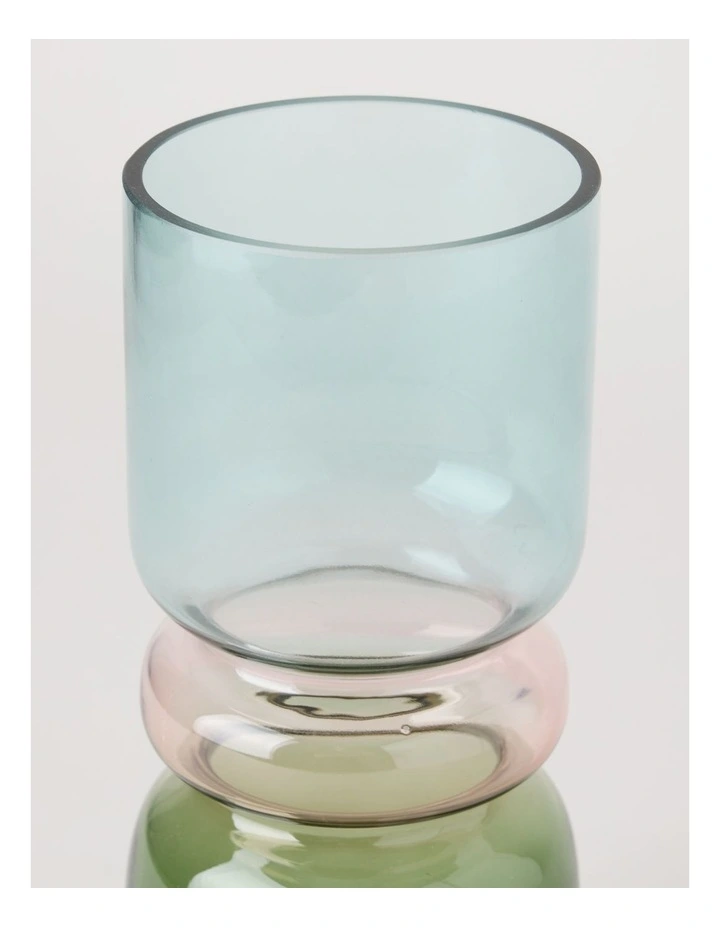 Gia Glass Vase 23cm in Multicolour image 3
