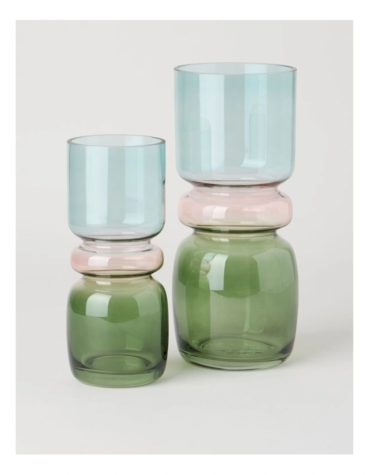 Gia Glass Vase 23cm in Multicolour image 4