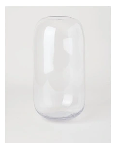 Glass Vase 34.5cm in Clear