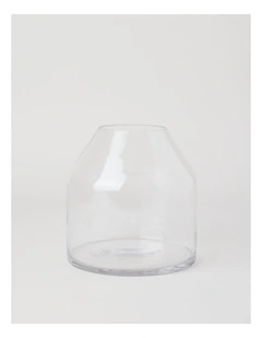 Glass Vase 20.5cm in Clear