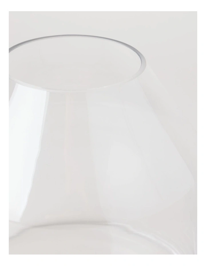 Glass Vase 20.5cm in Clear image 3